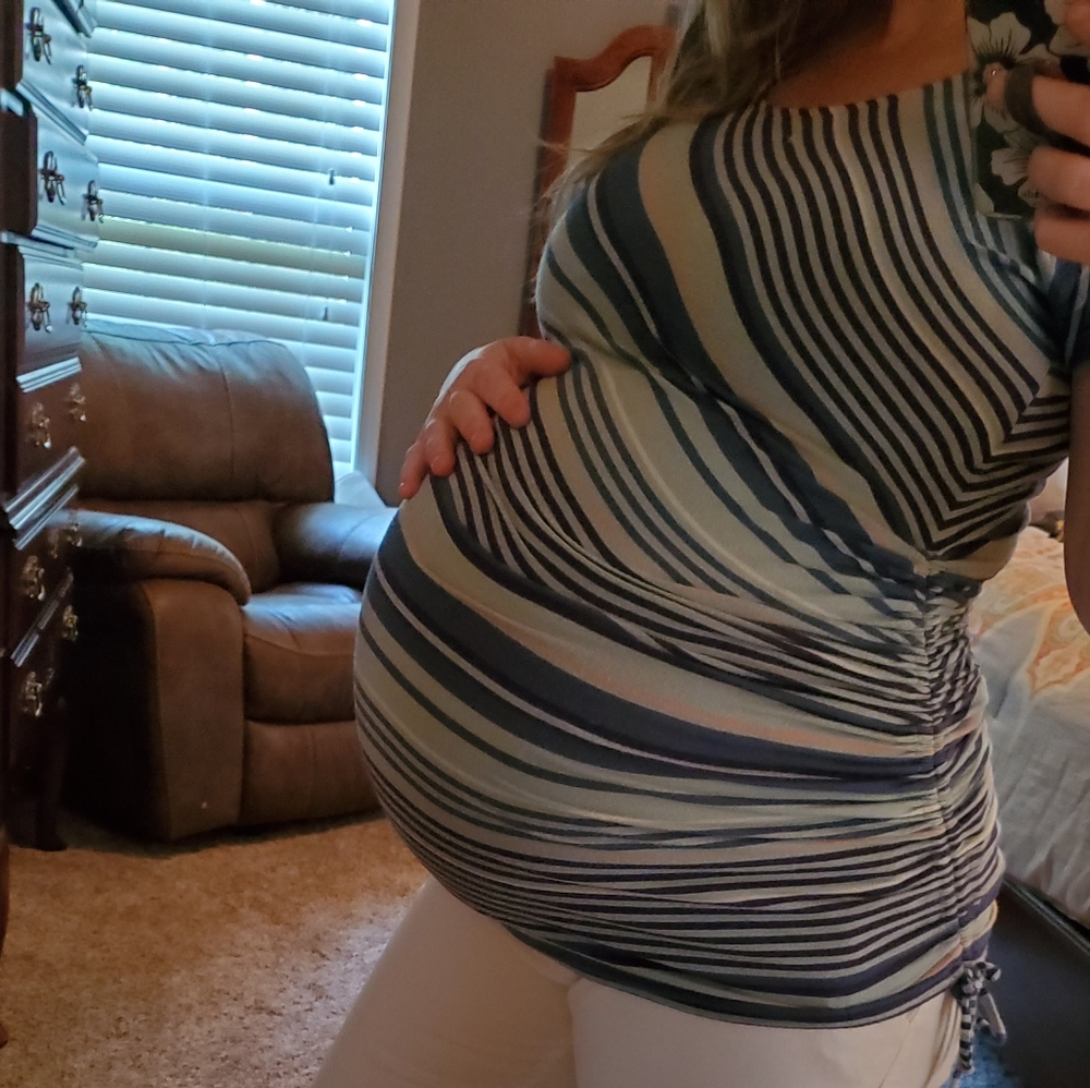 Striped Maternity Shirt